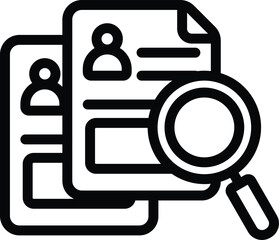Icon Hiring Vector Design