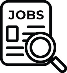 Icon Hiring Vector Design