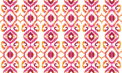 Ethnic handmade ornament, seamless pattern
