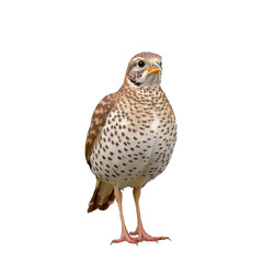 Fototapeta premium Quail with transparent background PNG and JPEG image 