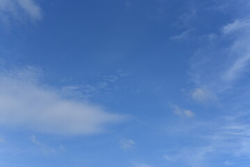 blue sky with clouds
