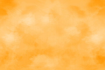 オレンジの水彩タッチのアブストラクト　