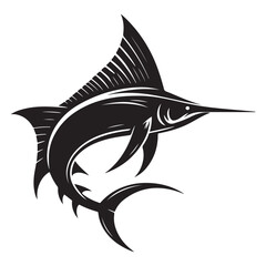 Dynamic Swordfish Vector Illustration