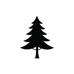 Fototapeta premium christmas tree vector illustration