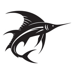 Dynamic Swordfish Vector Illustration