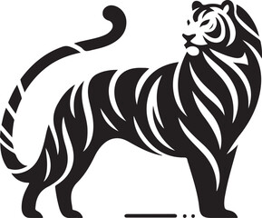 Majestic Tiger Vector Illustration