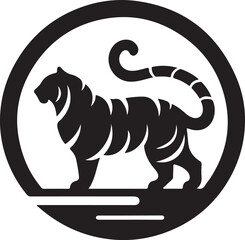 Majestic Tiger Vector Illustration