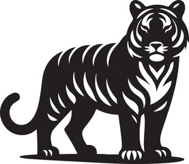 Majestic Tiger Vector Illustration