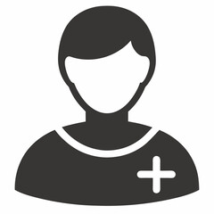 vector icon of a man