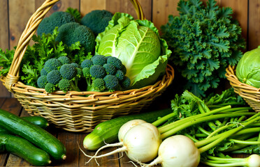 Fresh Green Vegetable Assortment