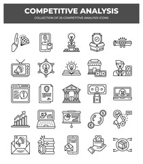 Competitive Analysis: 25 Essential Business Icons