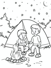 Camping Under the Stars with Dad