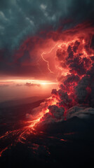 Whimsical Fantasy Landscape Illustration for Storybook Backgrounds