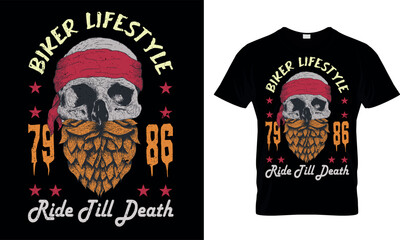 Vintage skull and crossbones vector illustration on a black background, perfect as a tattoo design or Halloween emblem, biker lifestyle t-shirt design