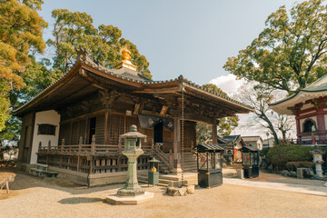 Fototapeta premium Konsenji Temple on the historic Shikoku Pilgrimage in Tokushima Prefecture, Japan - may 2 2025