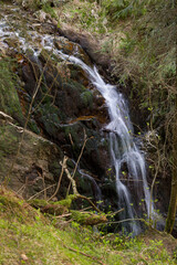 Picturesque Waterfall in Karkonosze National Park - Polish Mountain Scenery