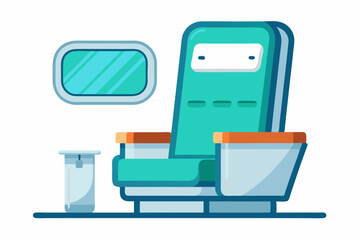 first class airplane seat icon