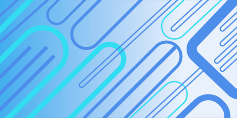 Creative banner background, colorful, gradation green and blue ,wave, Memphis abstract, Eps10