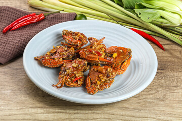 Steamed Spider crab Claws in tamatind sauce