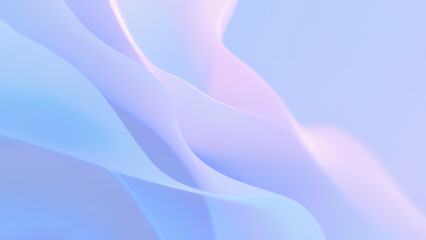 Soft Pastel Waves Create a Serene Abstract Background