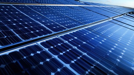 Aerial shot of a sugarcane farm with solar panels, a large water tank, and well-maintained irrigation systems