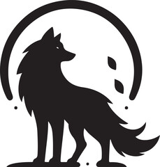 Majestic Wolf Vector Illustration
