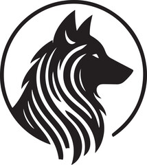 Majestic Wolf Vector Illustration
