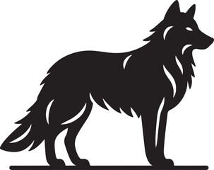 Majestic Wolf Vector Illustration
