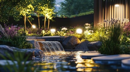 Aerial shot of a sugarcane farm with solar panels, a large water tank, and well-maintained irrigation systems