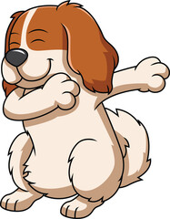Dabbing Shuggy Dog Character Vector Image