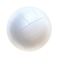 3d volleyball ball icon white color. 3d vector render Symbol or emblem football . Vector illustration