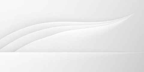 Simple and clean light box space vector design background. Stylish gray abstract card. Trendy blank backdrop texture. Design banner. Silver gray gradient empty room. vector dynamic illustration