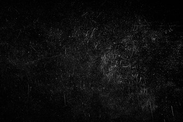 Black background scratches and noise, overlay full screen scuffs on the surface aged abstract...