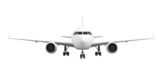 Aviation mockup of an airplane on a black background for graphic design projects
