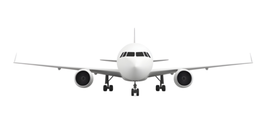 Aviation mockup of an airplane on a black background for graphic design projects