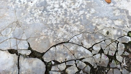 Rough grunge concrete texture with aged and distressed wall surface, abstract background for...