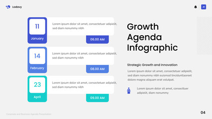 Corporate and Business Growth Agenda Template