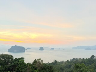 The beauty of a small island in Krabi Province, Thailand.