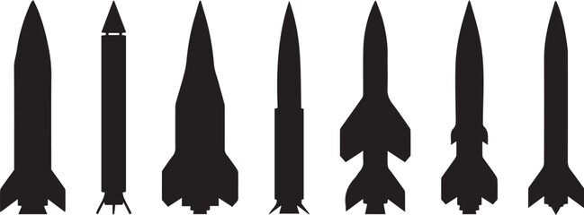  Vector illustration of military tanks, side and front views, armored vehicle silhouettes, war machine graphics for defense, army, and combat design