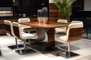 modern dining room