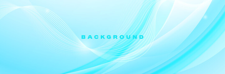 Abstract Blue Background with Subtle Wave Graphics and Light Textures