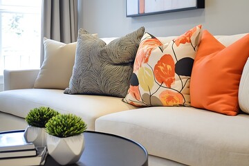 a modern sectional sofa