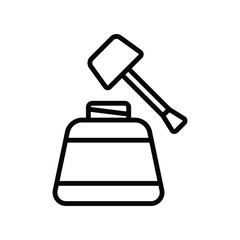 Fototapeta premium correction fluid icon vector design template