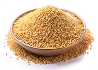 amaranth cereal isolated on white background