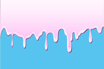 Creamy Dripping Sweet Dessert Background