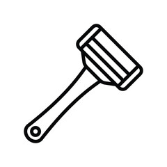 razor icon vector design template simple and clean