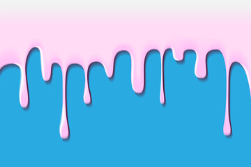 Creamy Dripping Sweet Dessert Background