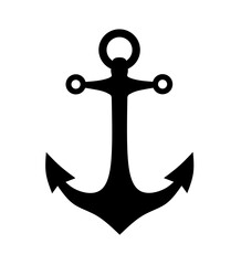 anchor icon vector with trendy design
