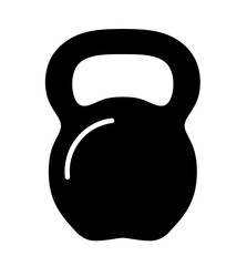 kettlebell icon with trendy design