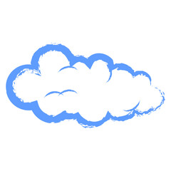 Hand Drawn Cloud Crayon